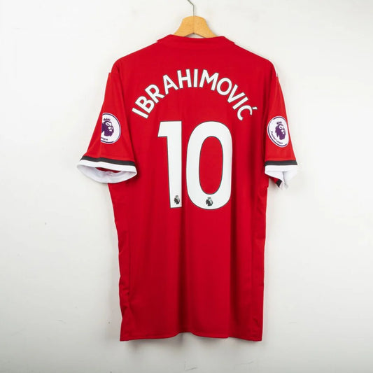 Tricou Man United 17/18 Home Kit Retro - Ibrahimovic 10 Fan Version