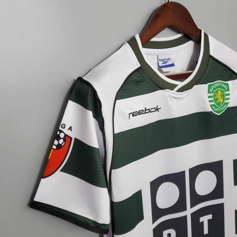 Tricou Sporting Home Kit 01/03 Retro - C.Ronaldo 28 Fan Version