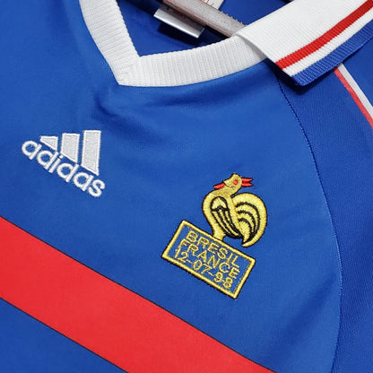 Tricou Franta 1998 World Cup Home Kit Retro - Zidane 10 Fan Version