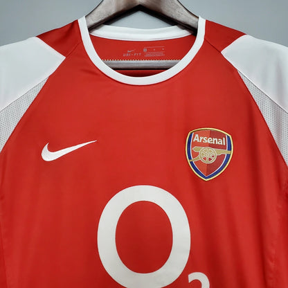 Tricou Arsenal 02/04 Home Kit Retro - Henry 14 Fan Version